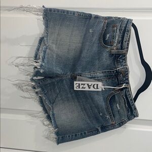 DAZE Women's Blue Jean Shorts